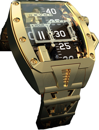 Wholesale Devon Tread 2 Rise Gold watch replica
